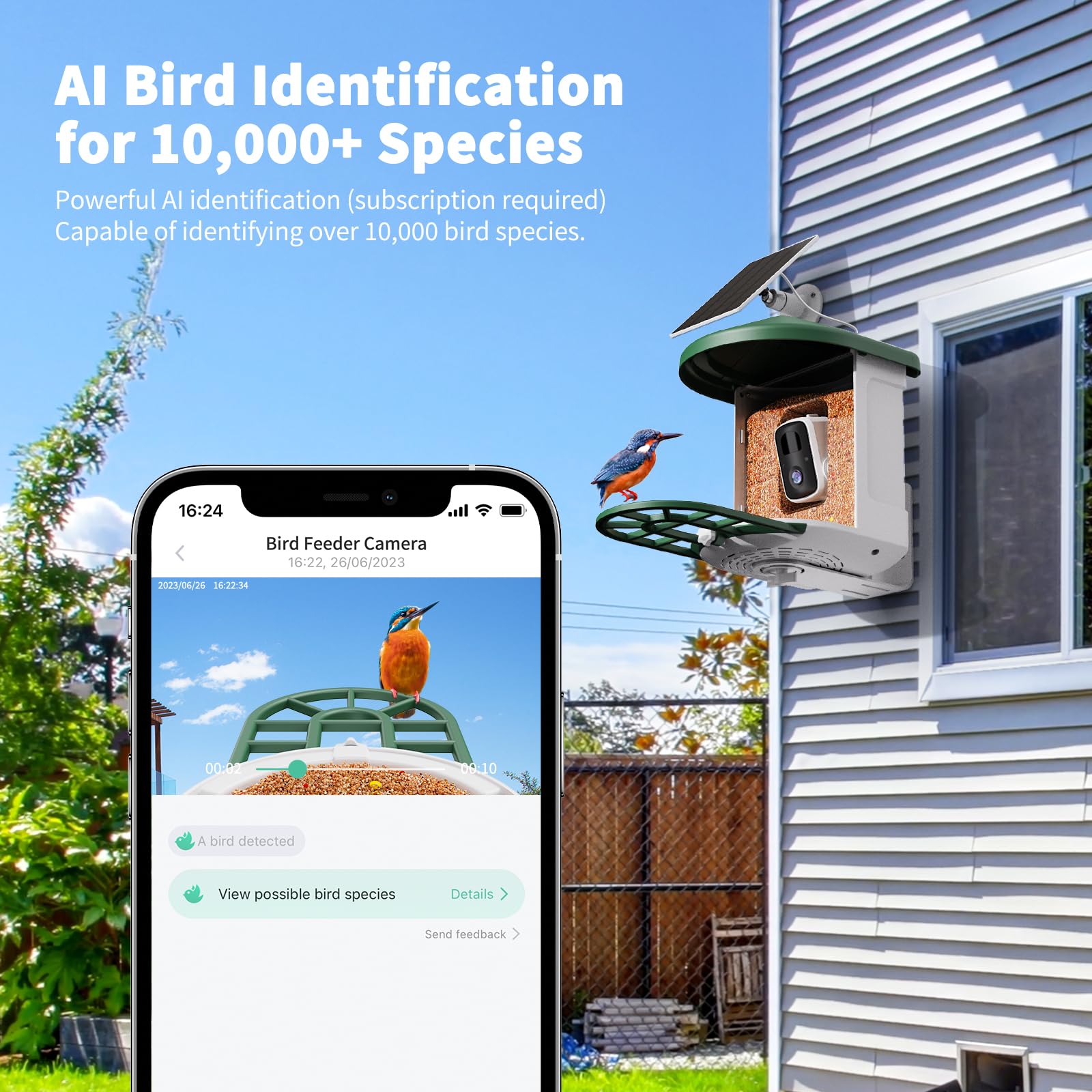 Smart bird feeder as an IoT application endpoint